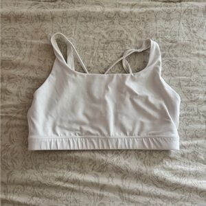 Exhale Athleta Large D-DD+ Sports Bra, White